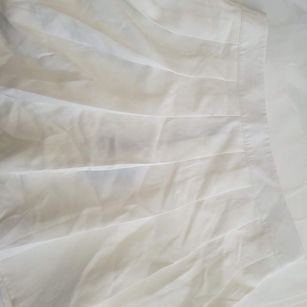 Forever Young Cream Pleated Skirt